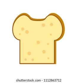 Delicious bread slice