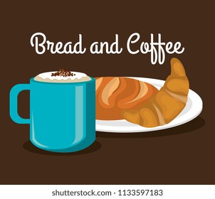delicious breads and coffee label