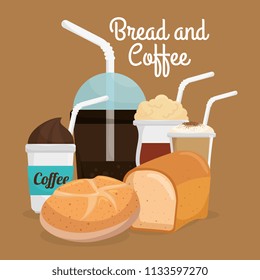 delicious breads and coffee label