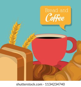 delicious breads and coffee label