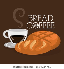delicious breads and coffee label