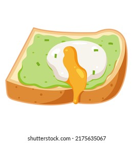 Delicious breakfast. Avocado toast banquet appetizers Healthy wholesome breakfast with  toast and egg svg