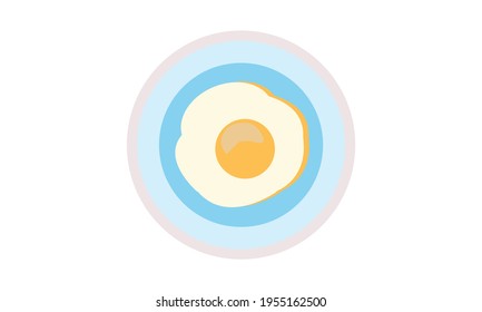 A delicious breakfast with a beautiful decoration of dishes.