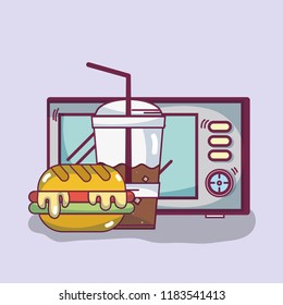 Delicious breakfast cartoons