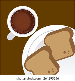 delicious breakfast design, vector illustration eps10 graphic 