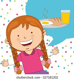 delicious breakfast design, vector illustration eps10 graphic 