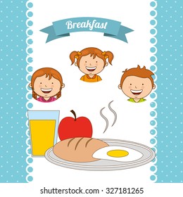 delicious breakfast design, vector illustration eps10 graphic 