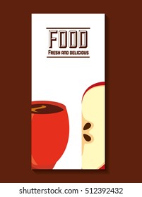 delicious breakfast menu icon vector illustration design