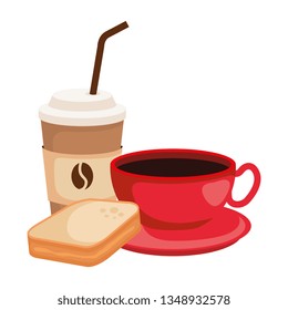 delicious breakfast menu icons