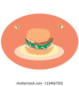delicious Burger bun
