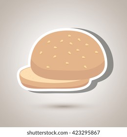 delicious burger  design 
