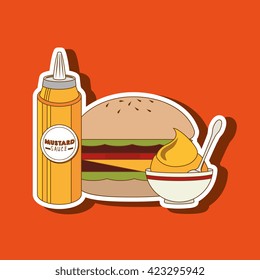 delicious burger  design 
