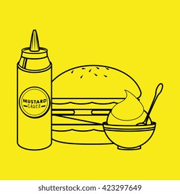 delicious burger  design 