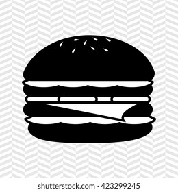 delicious burger  design 