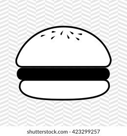 delicious burger  design 
