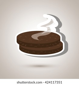 delicious burger  design 