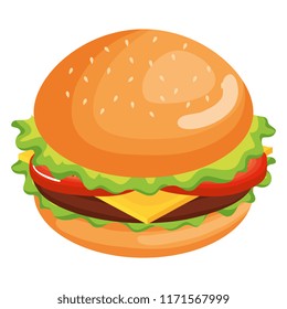 delicious burger fast food
