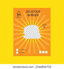 Delicious Burger Flyer Template Design