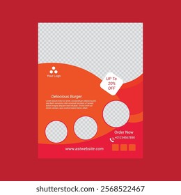 Delicious Burger Flyer Template Design