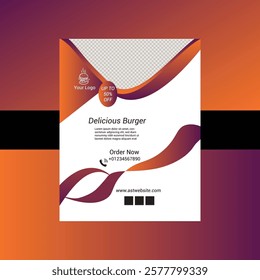 Delicious Burger Flyer Template Design