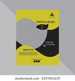 Delicious Burger Flyer Template Design