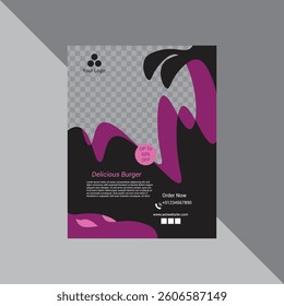 Delicious Burger Flyer Template Design