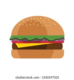 delicious burger vector logo design