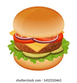 Burger Bun Cartoon Images, Stock Photos & Vectors | Shutterstock