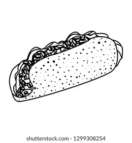 delicious burrito mexican food