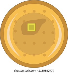 Delicious butter pancake flat vector art. Cute pancake illustration for graphic design and decorative element