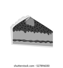 delicious Cake dessert icon vector illustration graphic design
