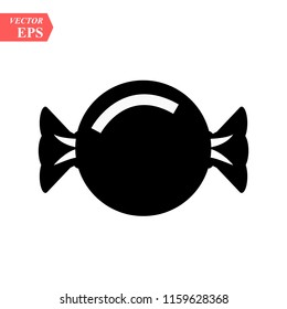Delicious candy icon. Simple illustration of delicious candy vector icon for web