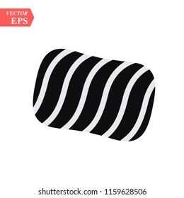 Delicious candy icon. Simple illustration of delicious candy vector icon for web