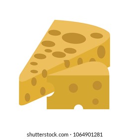 Delicious cheese isolated