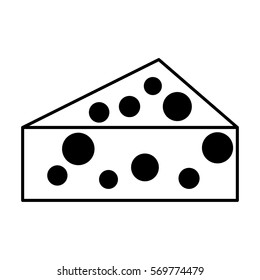 delicious cheese isolated icon vector illustration design