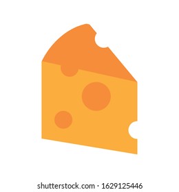 delicious cheese portion isolated icon vector illustration design