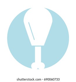 delicious chicken isolated icon