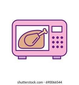 delicious chicken in microwave