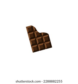 delicious chocolate bar design vector