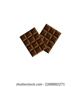 delicious chocolate bar design vector