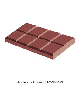 delicious chocolate bar illustration vector design