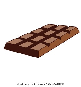 delicious chocolate bar vector design