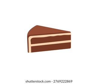 Delicious Chocolate Cake Slice, Dessert Showcase, Culinary Delight, Studio Setting, Close-Up View, Tempting Treats