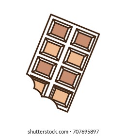 Delicious chocolate candy bar