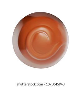 Delicious chocolate candy isolated on white. Vector illustration