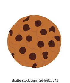Delicious chocolate chip cookies. chocolate cookie