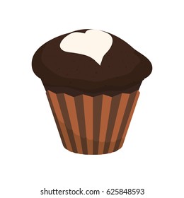 Delicious chocolate cupcake