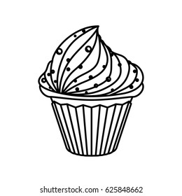 Delicious chocolate cupcake