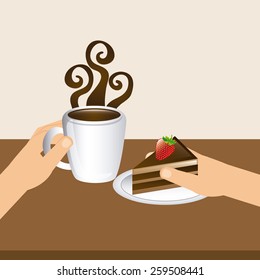 delicious chocolate design, vector illustration eps10 graphic 