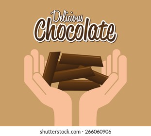 delicious chocolate design, vector illustration eps10 graphic 